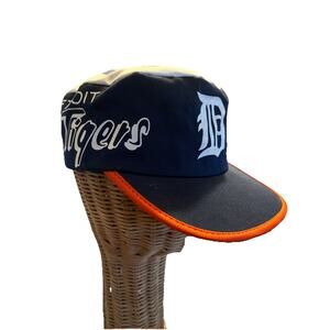 Vintage 80s MLB Detroit Tigers Painters Hat Made In USA